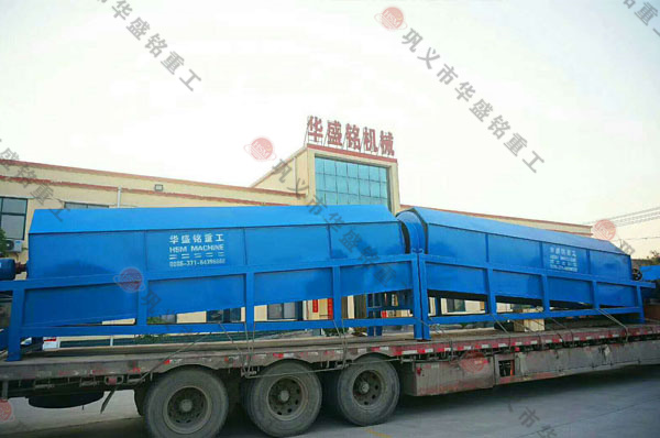 兩臺滾筒篩一起發貨，客戶很滿意